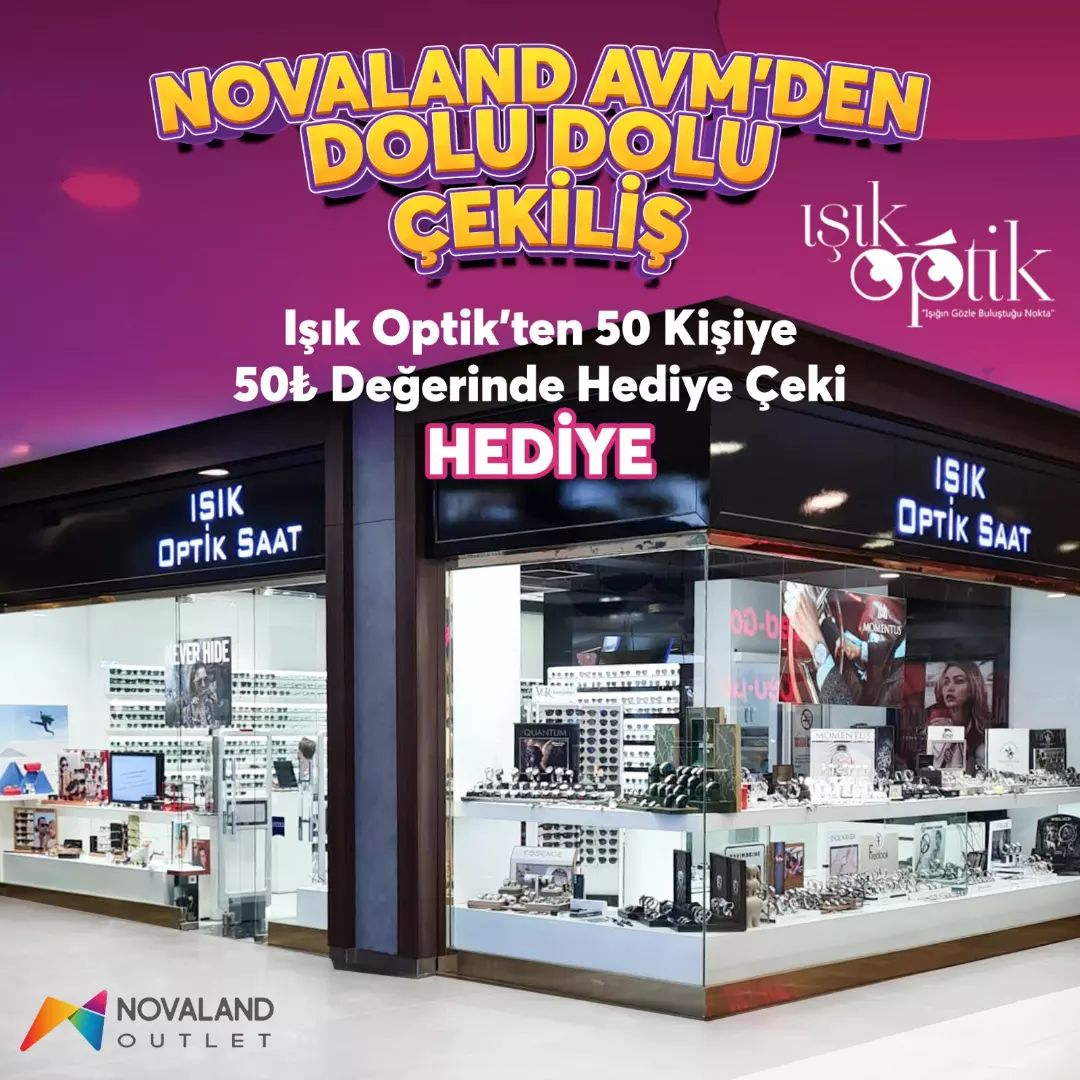 NOVALAND AVM'DEN DOLU DOLU ÇEKİLİŞ