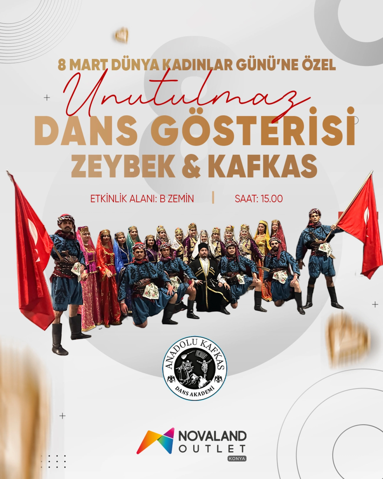 Dünya Kadınlar Gününe Özel Zeybek & Kafkas Dans Gösterisi