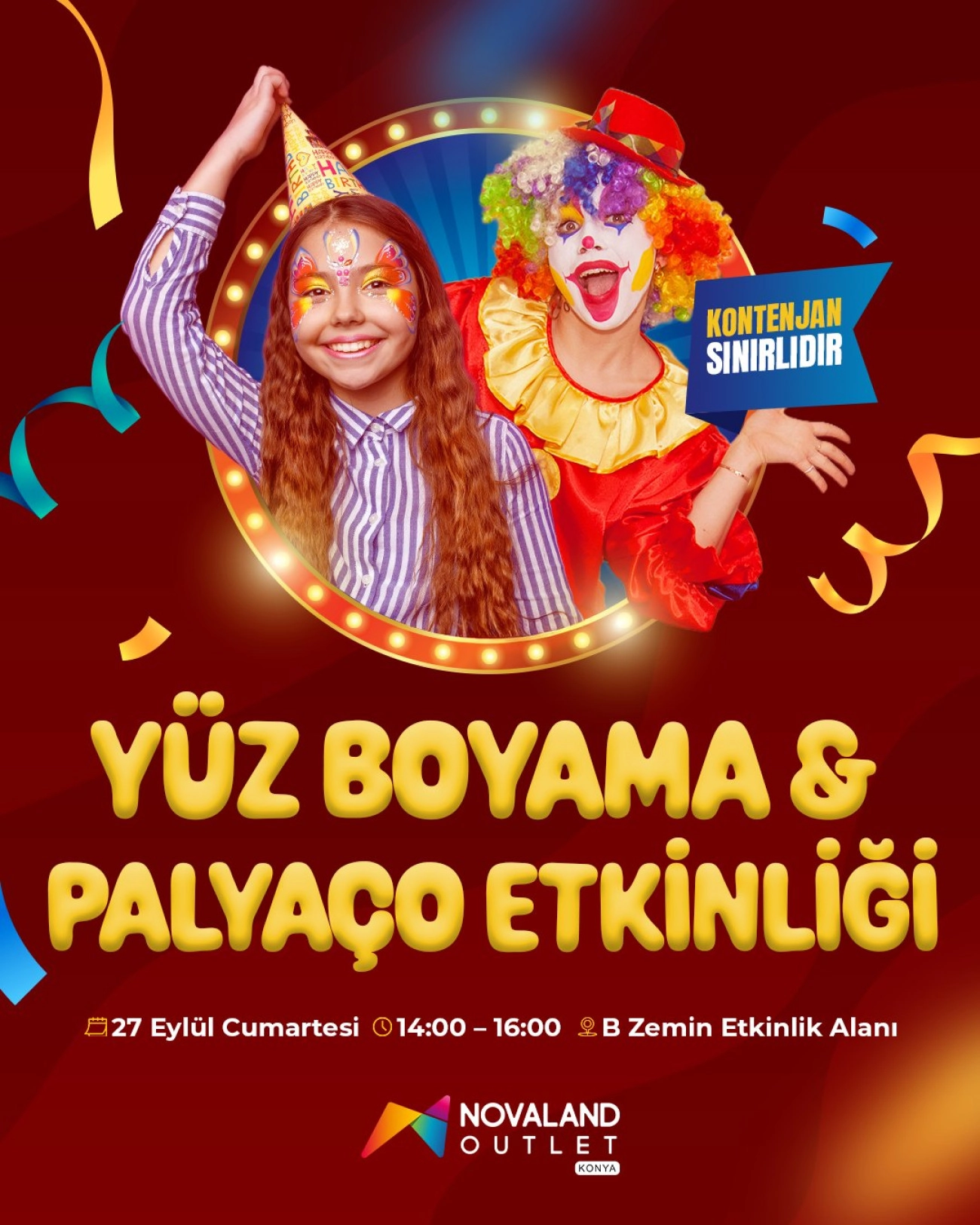 Yüz Boyama & Palyaço Etkinliği