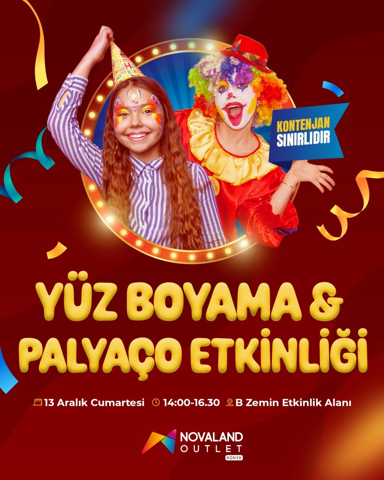 Yüz Boyama & Palyaço Etkinliği