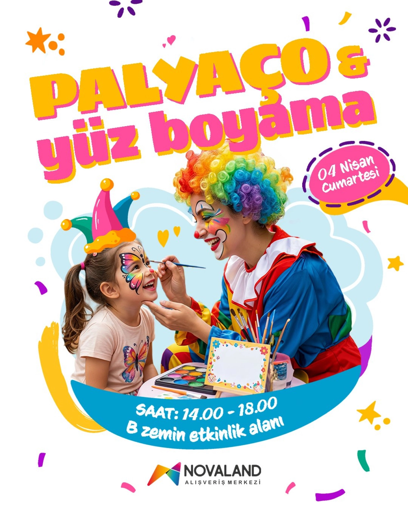 Palyaço & Yüz Boyama